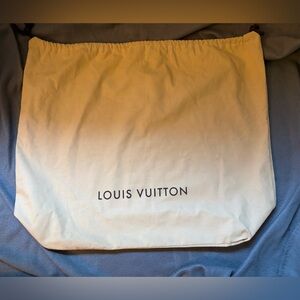 Extra large LV Louis Vuitton dust bag drawstring drawstrings